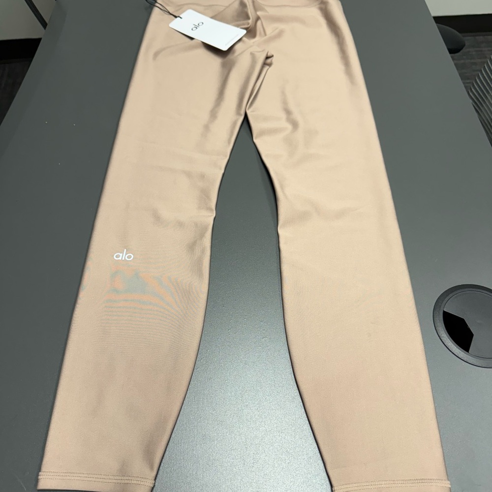 ALO Yoga Taupe High-Waist Leggings